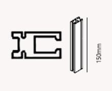 M2-M3 Wear piece 150mm (methylene)